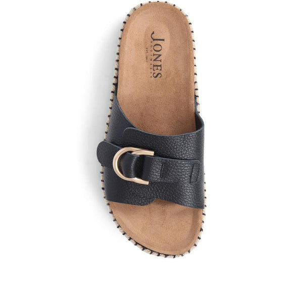 Jones Bootmaker Outlet Jana Slip-On Sandals - Black