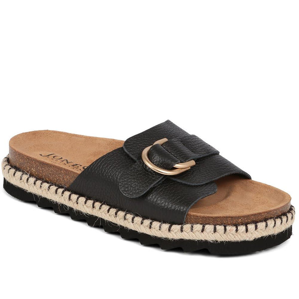 jones bootmaker Outlet Jana Slip-On Sandals - Black