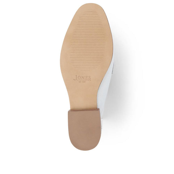 Jones Bootmaker Outlet Jola Leather Mules - White