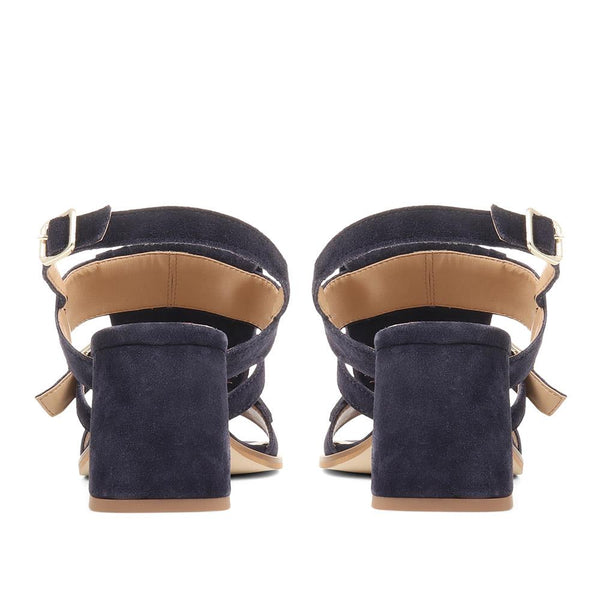 Jones Bootmaker Outlet Kamila Block Heels - Navy