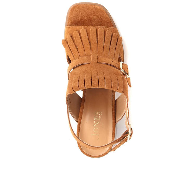 Jones Bootmaker Outlet Kamila Block Heels - Tan