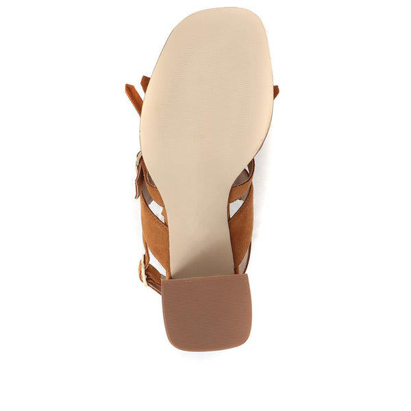 Jones Bootmaker Outlet Kamila Block Heels - Tan