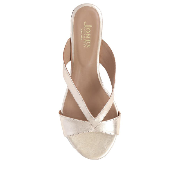 Jones Bootmaker Outlet Klevina2 Mules - Gold