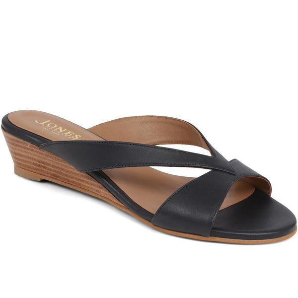 jones bootmaker Outlet Klevina2 Mules - Navy Leather