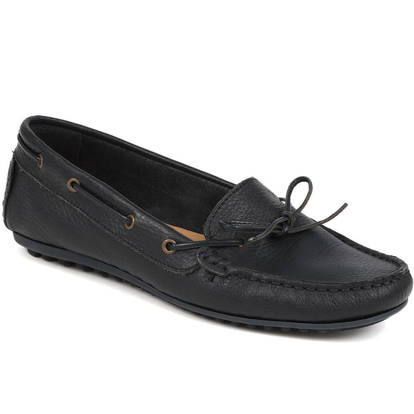 jones bootmaker Outlet Perri Leather Loafers - Navy