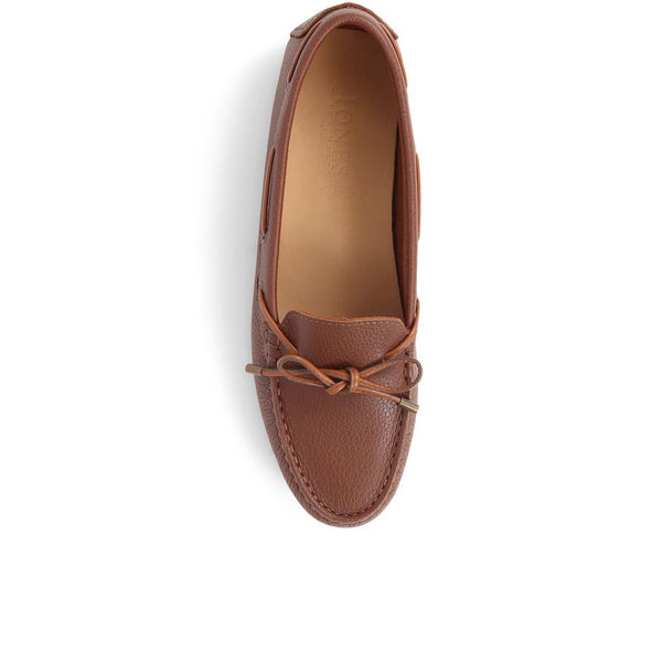 Jones Bootmaker Outlet Perri Leather Loafers - Tan