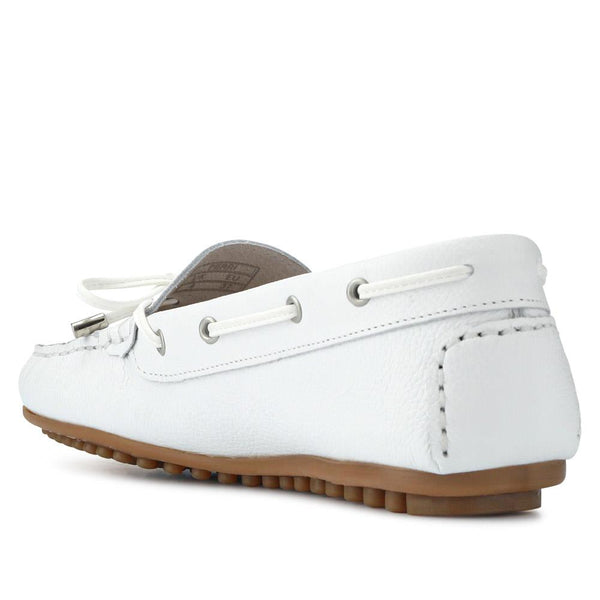 Jones Bootmaker Outlet Perri Leather Loafers - White