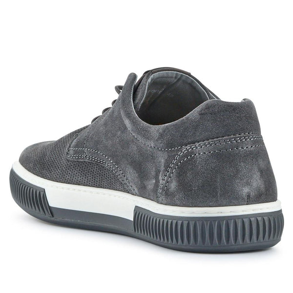 Jones Bootmaker Outlet Seaford Suede Trainers - Grey