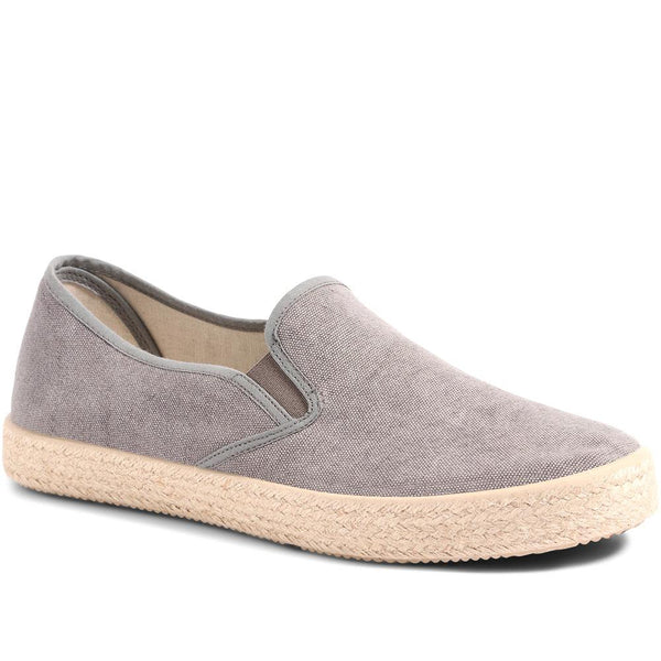 jones bootmaker Outlet Slip-On Espadrilles - Grey