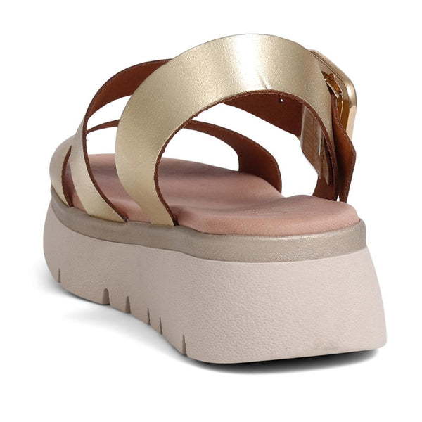 Jones Bootmaker Outlet Veena Platform Sandals - Gold