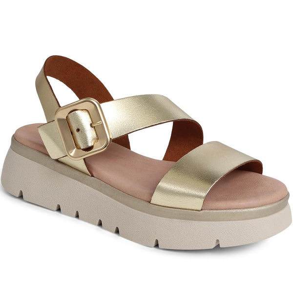 jones bootmaker Outlet Veena Platform Sandals - Gold