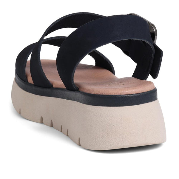 Jones Bootmaker Outlet Veena Platform Sandals - Navy