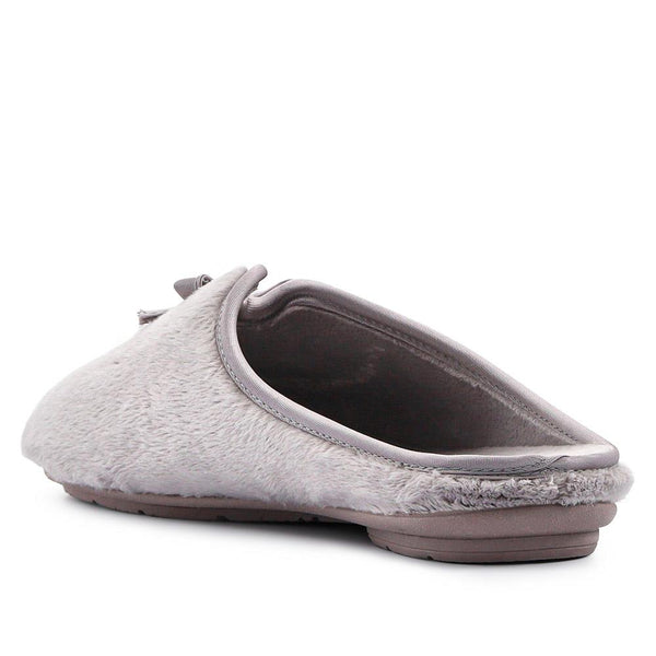 Jones Bootmaker Women's Fifi Luxury Slippers - Grey