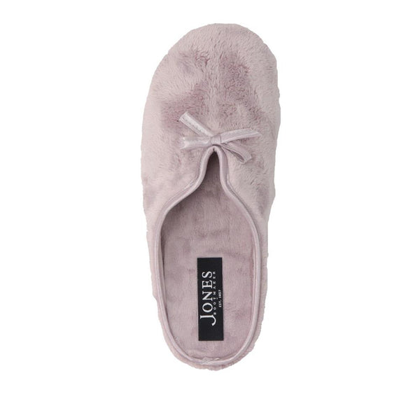 Jones Bootmaker Women's Fifi Luxury Slippers - Grey