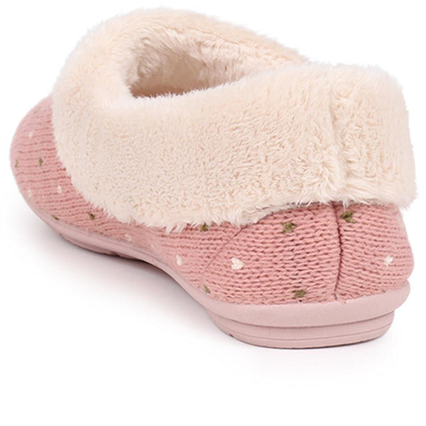 Jones Bootmaker Women's Floella Full Slippers - Pink