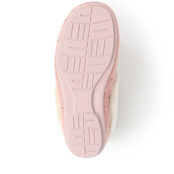 Jones Bootmaker Women's Floella Full Slippers - Pink