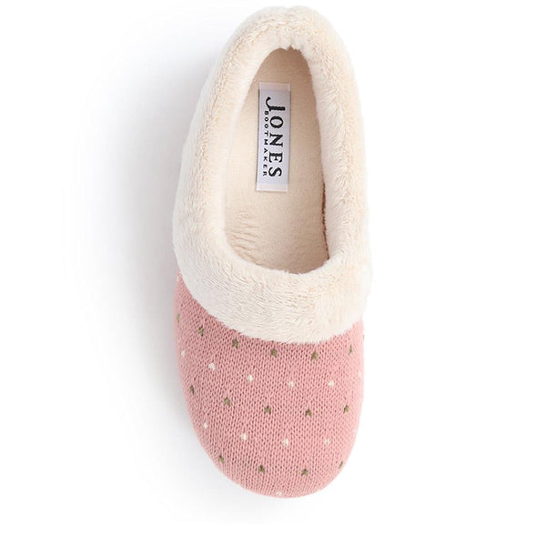 Jones Bootmaker Women's Floella Full Slippers - Pink