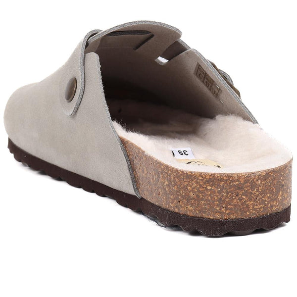 Jones Bootmaker Women's Freida Mules Slippers - Grey