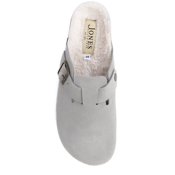 Jones Bootmaker Women's Freida Mules Slippers - Grey
