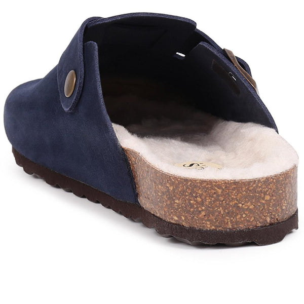 Jones Bootmaker Women's Freida Mules Slippers - Navy