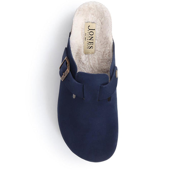 Jones Bootmaker Women's Freida Mules Slippers - Navy