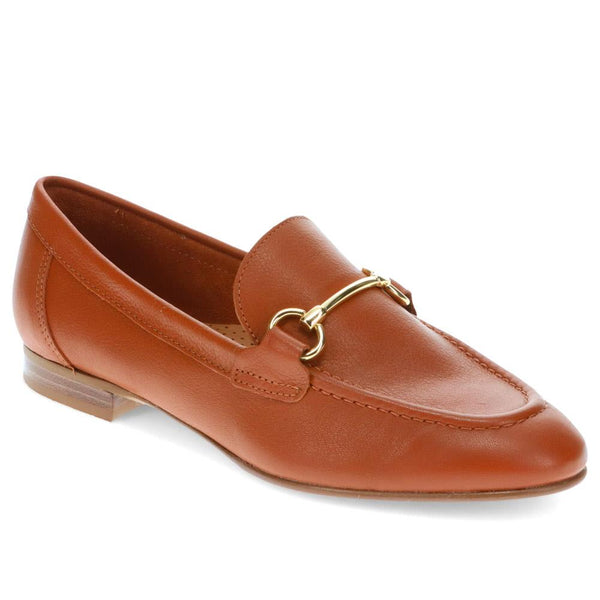 jones bootmaker Women's Hana Leather Loafers - Tan