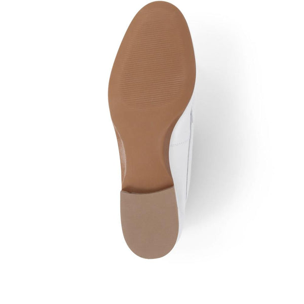 Jones Bootmaker Women's Hana Leather Loafers - White