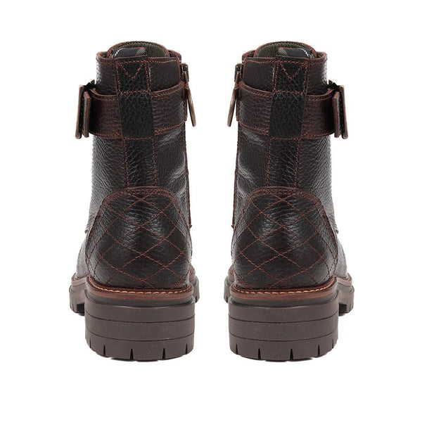 Jones Bootmaker Women's Heidi Biker Boots - Brown