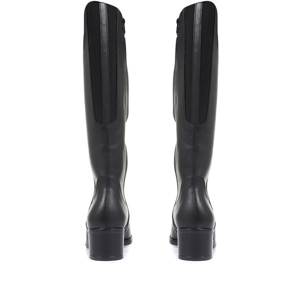 Jones Bootmaker Women's Isla Leather Boots - Black