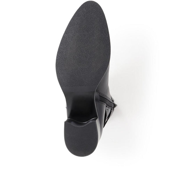 Jones Bootmaker Women's Kyra Leather Boots - Black