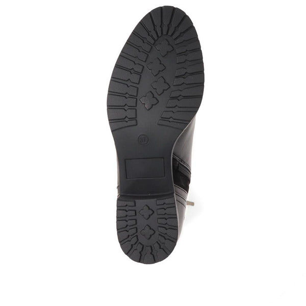 Jones Bootmaker Women's Leather Long Boots - Black