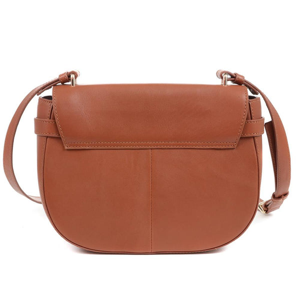 Jones Bootmaker Women's Leather Saddle Bag - Tan