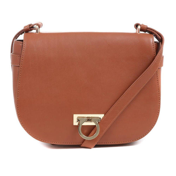 jones bootmaker Women's Leather Saddle Bag - Tan