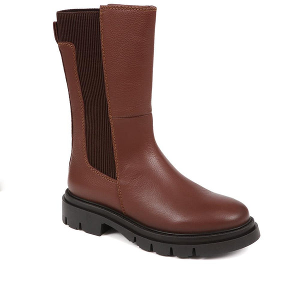 jones bootmaker Women's Malena Calf Boots - Brown