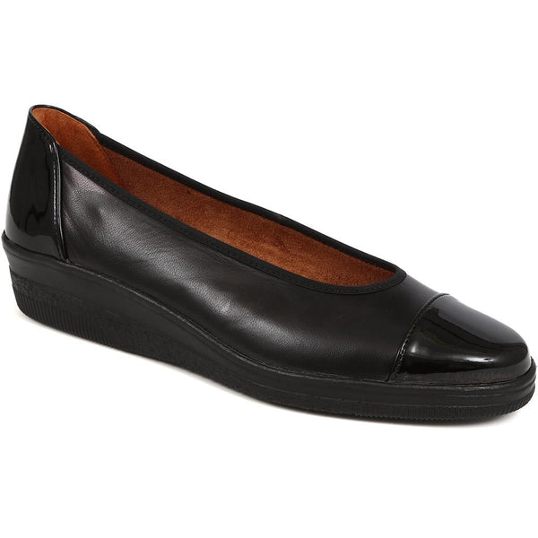 jones bootmaker Women's Petunia Ballet Pumps - Black