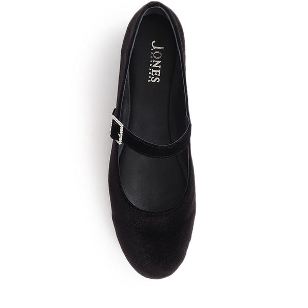 Jones Bootmaker Women's Samuela Flat Pumps - Black
