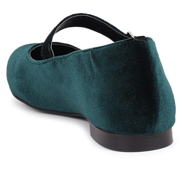 Jones Bootmaker Women's Samuela Flat Pumps - Green