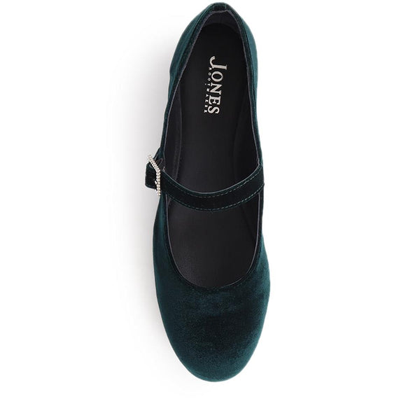 Jones Bootmaker Women's Samuela Flat Pumps - Green