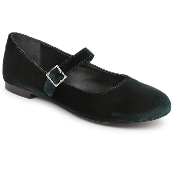 jones bootmaker Women's Samuela Flat Pumps - Green