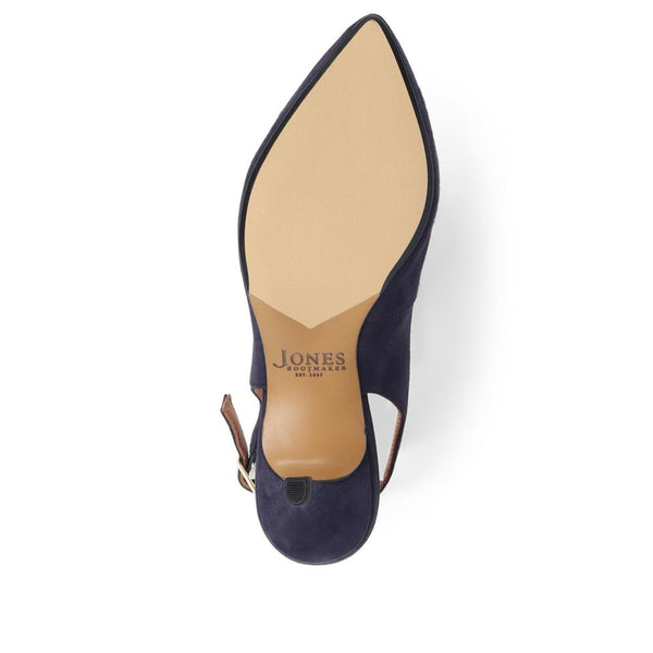 Jones Bootmaker Women's Zaria Slingback Heels - Navy
