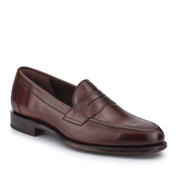 jones bootmaker Men's All-Leather Loafers - Dark Brown