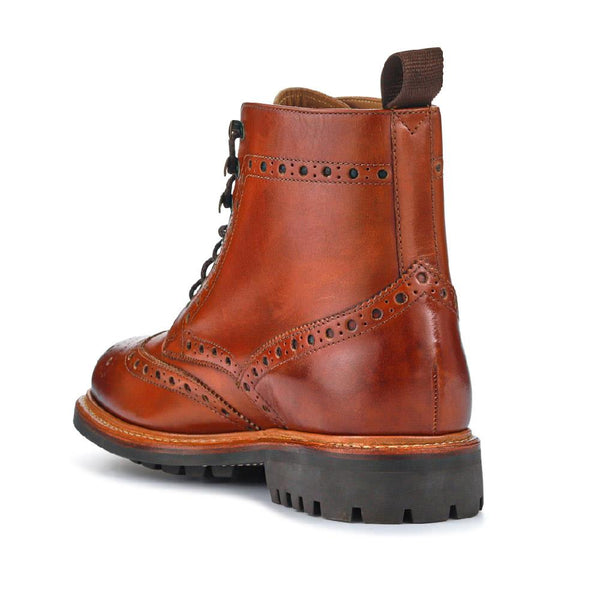 Jones Bootmaker Men's Baker Street Goodyear Welt Ankle Boots - British Tan