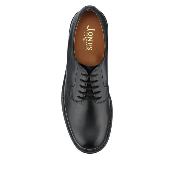 Jones Bootmaker Men's Barnes Leather Lace-Up Shoes - Black