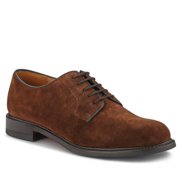 jones bootmaker Men's Barnes Leather Lace-Up Shoes - Brown Suede