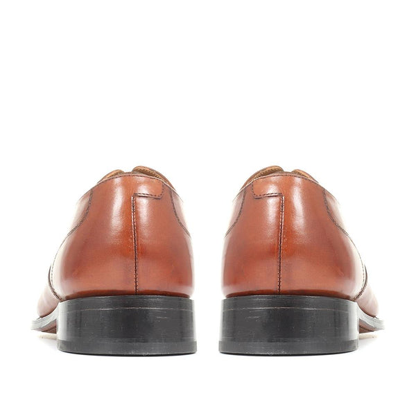 Jones Bootmaker Men's Barnet Goodyear Welted Leather Oxford Shoes - Cognac