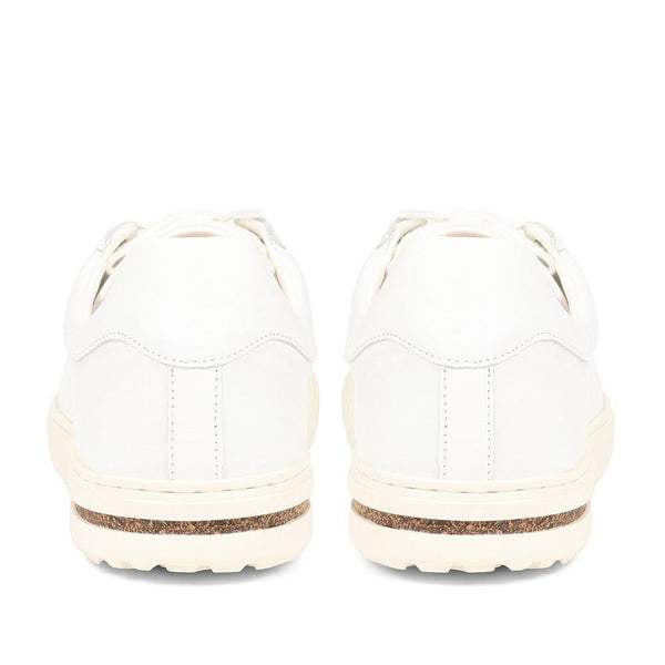 Jones Bootmaker Men's Bend Low Leather Trainers - White