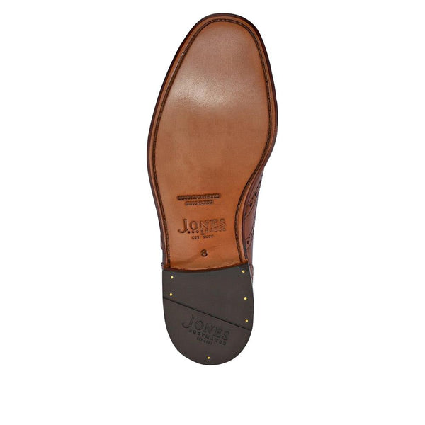 Jones Bootmaker Men's Braxton Leather Brogues - British Tan