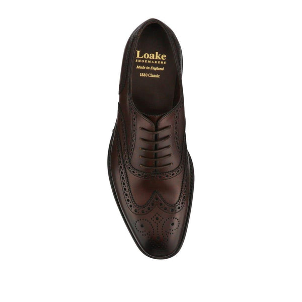 Jones Bootmaker Men's Buckingham Wide-Fit Leather Brogues - Dark Brown