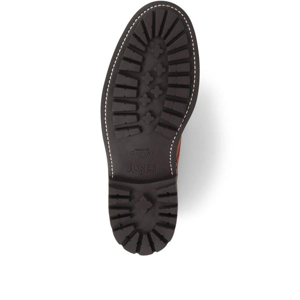 Jones Bootmaker Men's Bushwick Goodyear Welted Leather Brogues - Tan Nubuck