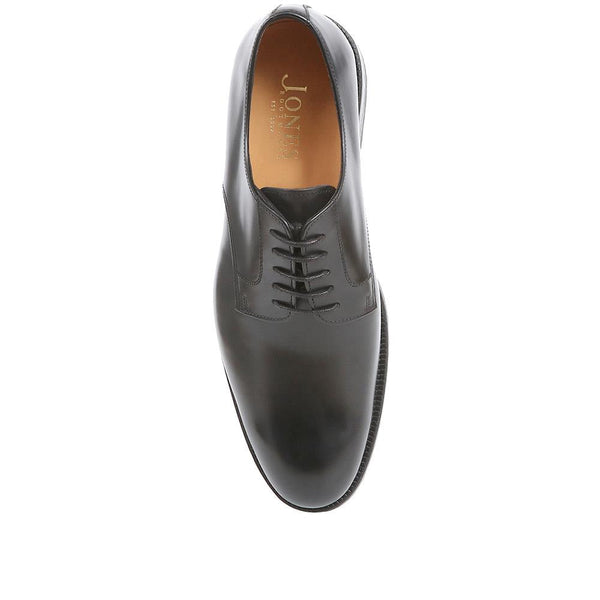 Jones Bootmaker Men's Cambridge Leather Polished Derby Shoes - Black